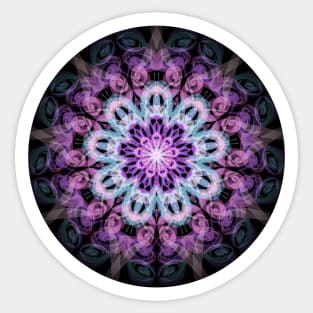 Cotton Candy Mandala Sticker